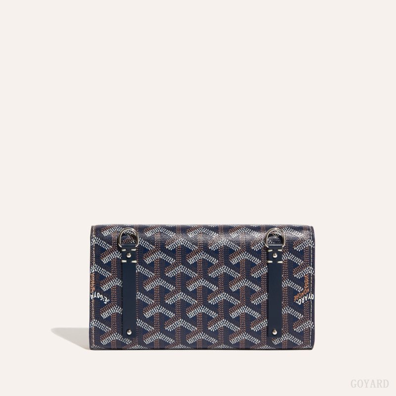 Goyard Monte-Carlo Mini Case Etui Veske Marineblå Blå | GY-JCK4353