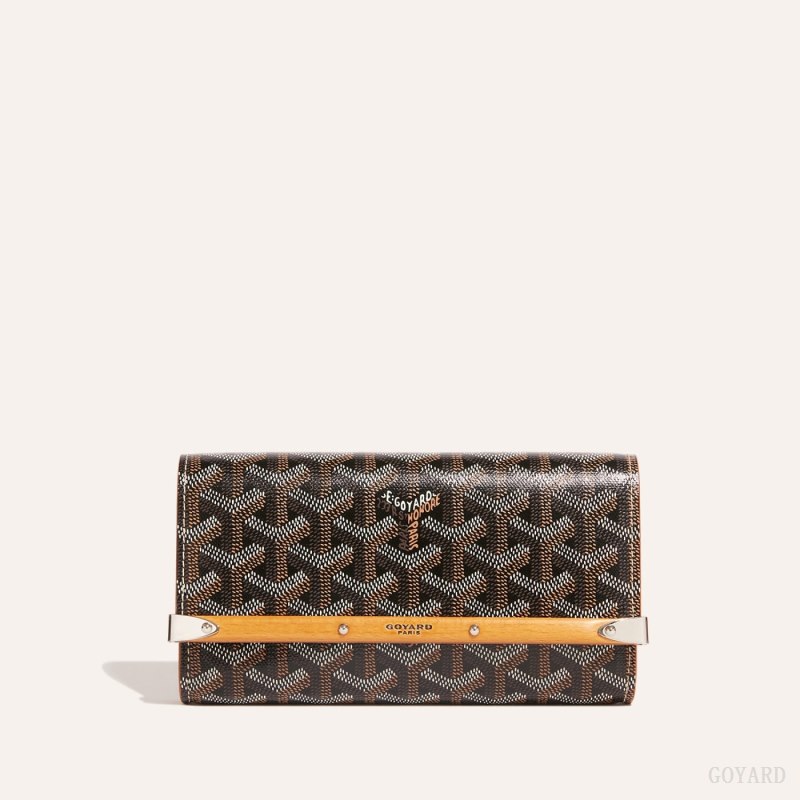 Goyard Monte-Carlo Mini Case Etui Veske Svarte Brune | GY-BJG6933