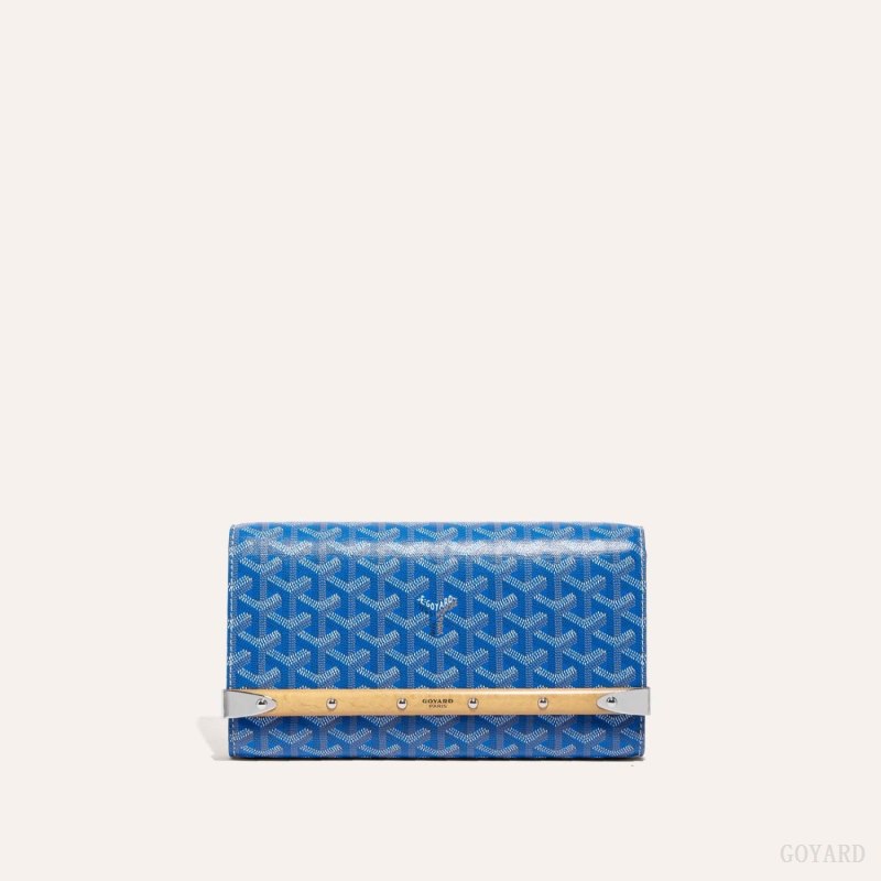 Goyard Monte-Carlo PM Clutch Vesker Blå | GY-NXB2573