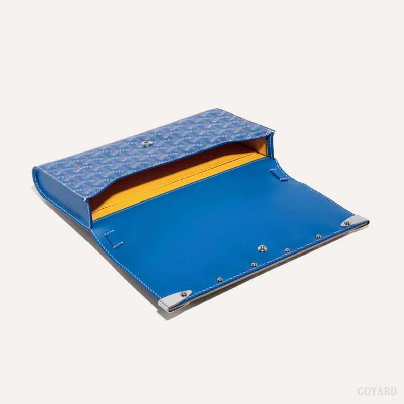 Goyard Monte-Carlo PM Clutch Vesker Blå | GY-NXB2573