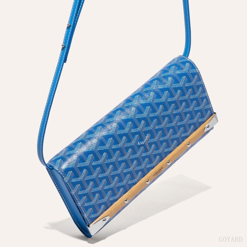 Goyard Monte-Carlo PM Clutch Vesker Blå | GY-NXB2573