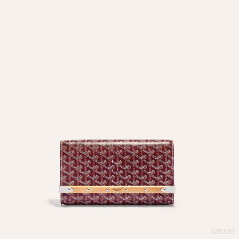 Goyard Monte-Carlo PM Clutch Vesker Burgunder | GY-MMU5733
