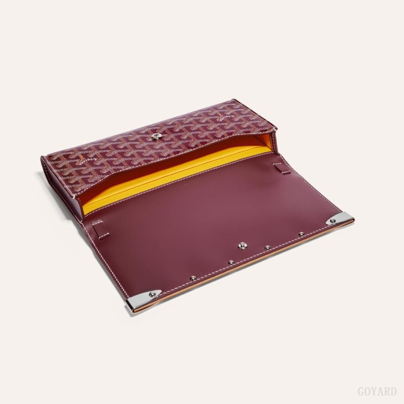 Goyard Monte-Carlo PM Clutch Vesker Burgunder | GY-MMU5733