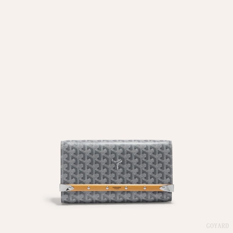 Goyard Monte-Carlo PM Clutch Vesker Grå | GY-OSR0106