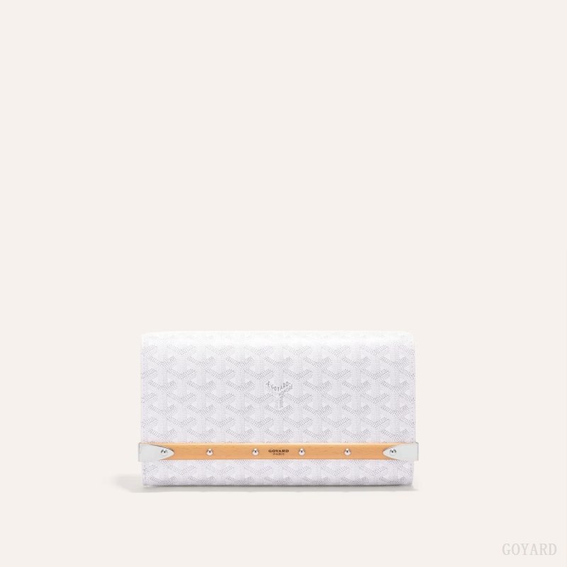 Goyard Monte-Carlo PM Clutch Vesker Hvite | GY-HQD1489