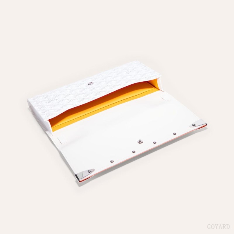 Goyard Monte-Carlo PM Clutch Vesker Hvite | GY-HQD1489