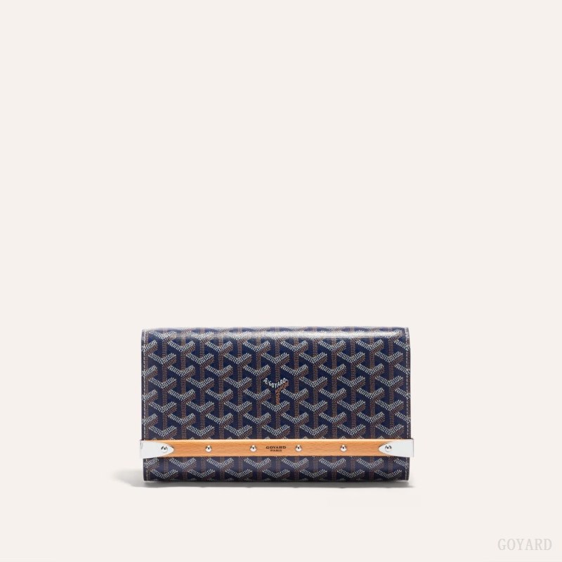 Goyard Monte-Carlo PM Clutch Vesker Marineblå Blå | GY-CSU1441