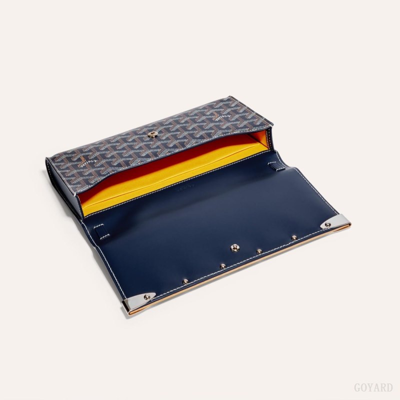 Goyard Monte-Carlo PM Clutch Vesker Marineblå Blå | GY-CSU1441