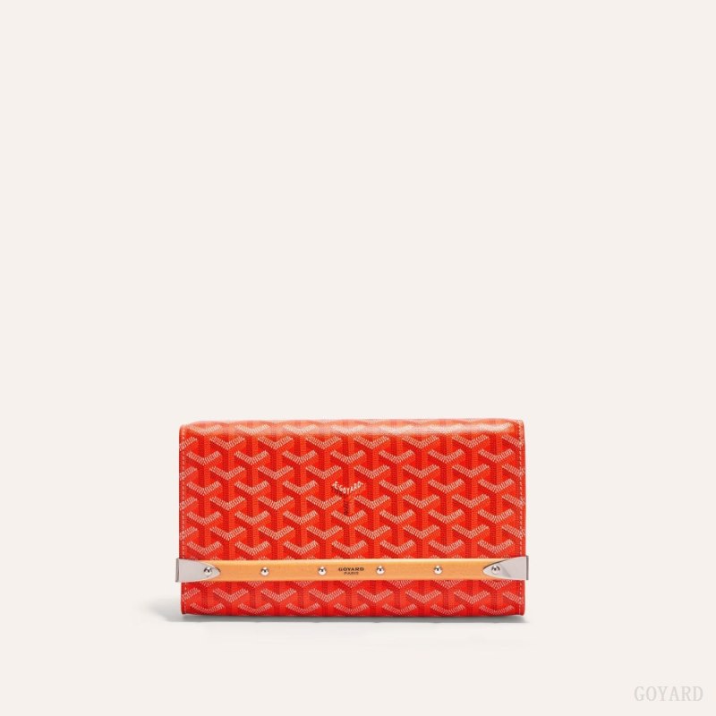 Goyard Monte-Carlo PM Clutch Vesker Oransje | GY-CRH7008