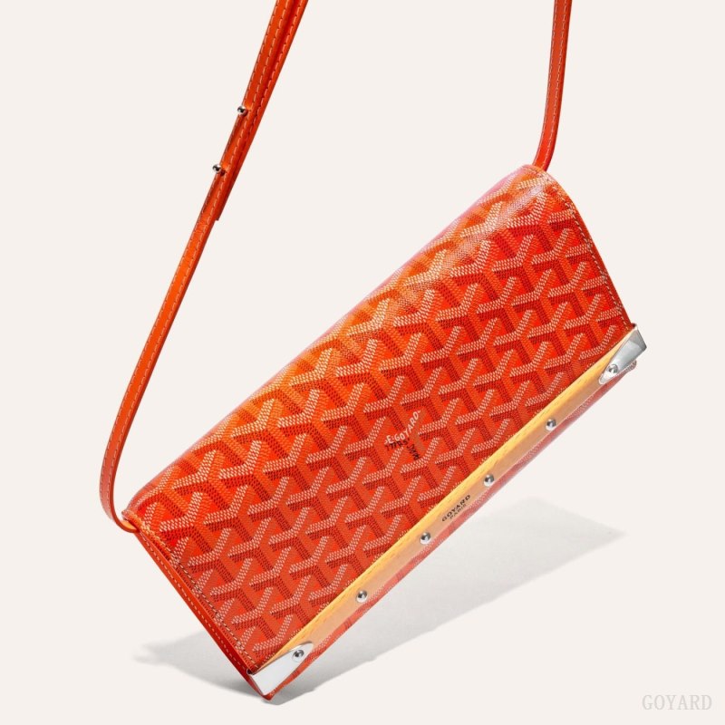 Goyard Monte-Carlo PM Clutch Vesker Oransje | GY-CRH7008