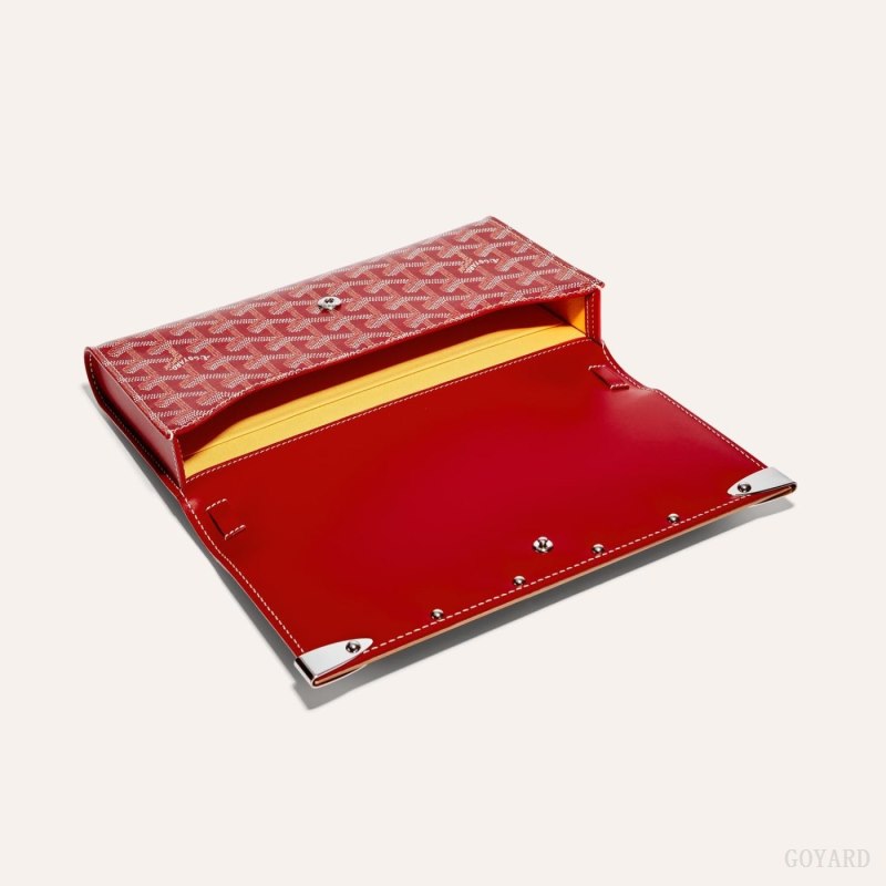 Goyard Monte-Carlo PM Clutch Vesker Rød | GY-EWR8441