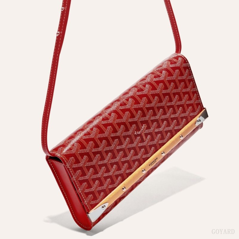 Goyard Monte-Carlo PM Clutch Vesker Rød | GY-EWR8441