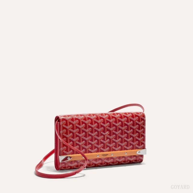Goyard Monte-Carlo PM Clutch Vesker Rød | GY-EWR8441