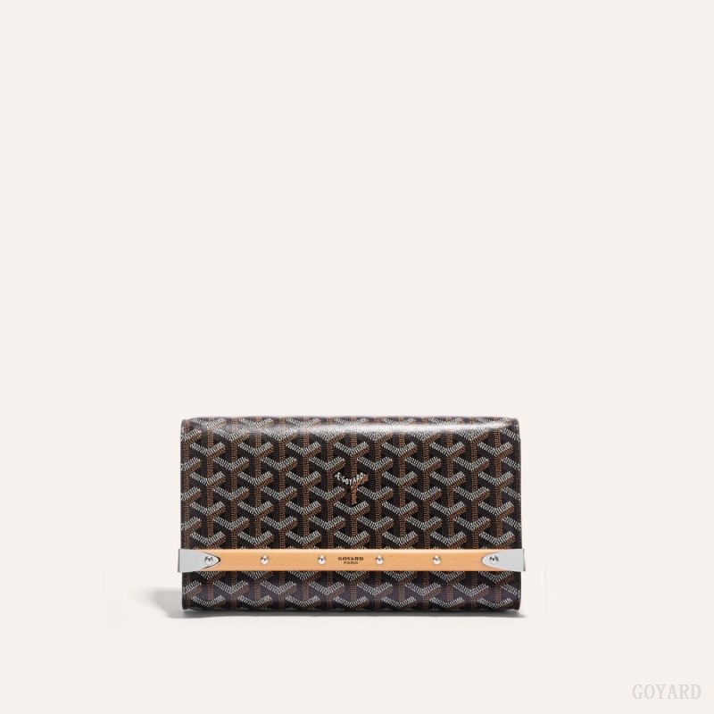Goyard Monte-Carlo PM Clutch Vesker Svarte | GY-NGP6736