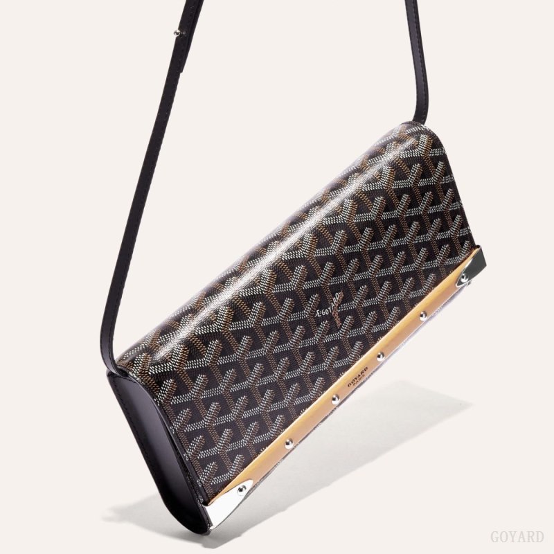 Goyard Monte-Carlo PM Clutch Vesker Svarte | GY-NGP6736