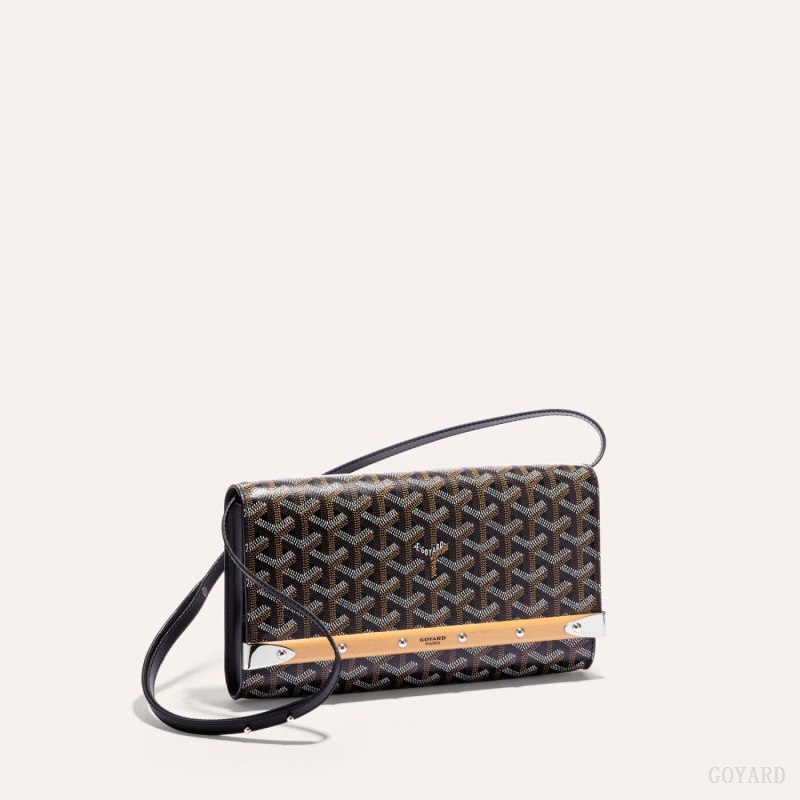 Goyard Monte-Carlo PM Clutch Vesker Svarte | GY-NGP6736