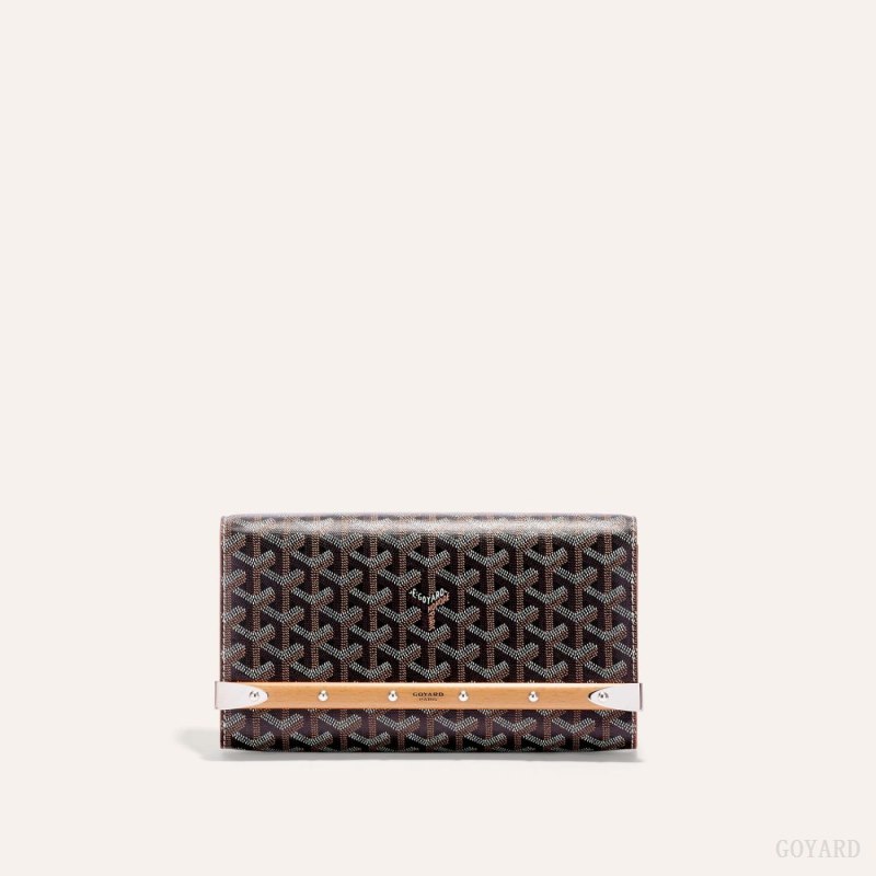 Goyard Monte-Carlo PM Clutch Vesker Svarte Brune | GY-BMY4307