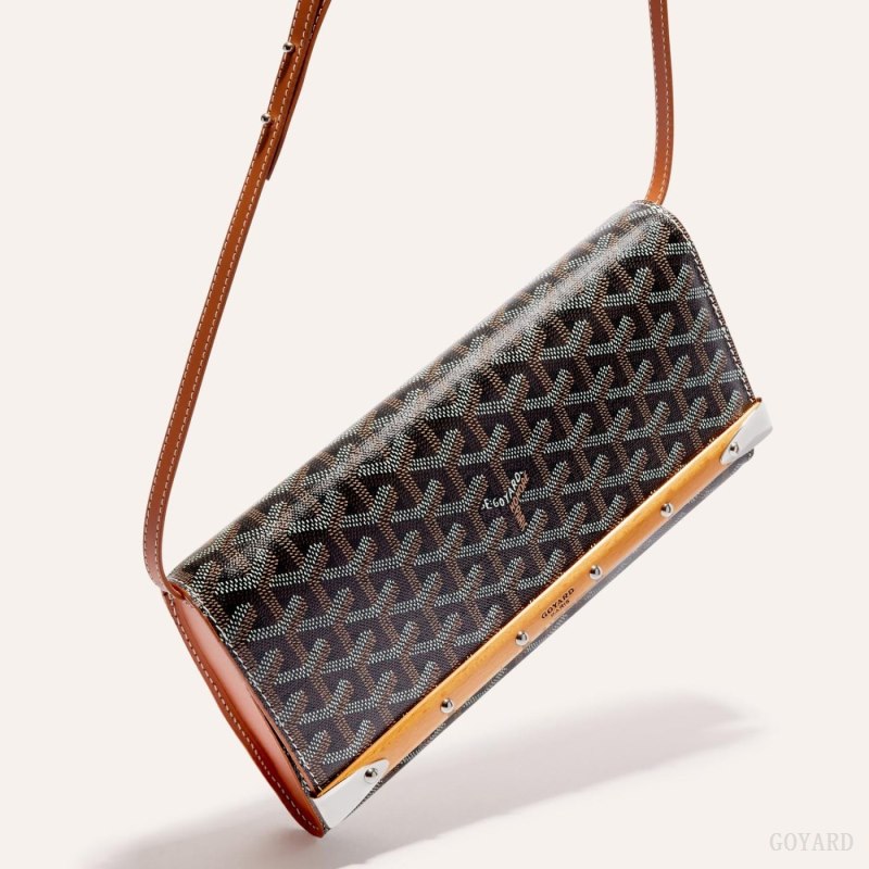 Goyard Monte-Carlo PM Clutch Vesker Svarte Brune | GY-BMY4307