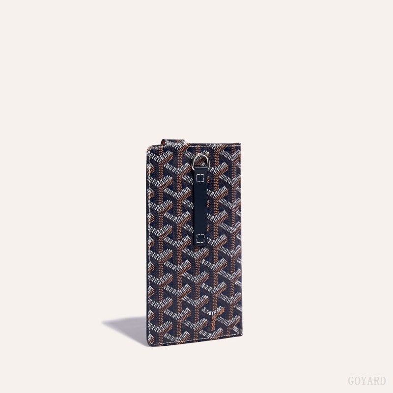 Goyard Montmartre GM Case Etui Veske Marineblå Blå | GY-QXZ4094