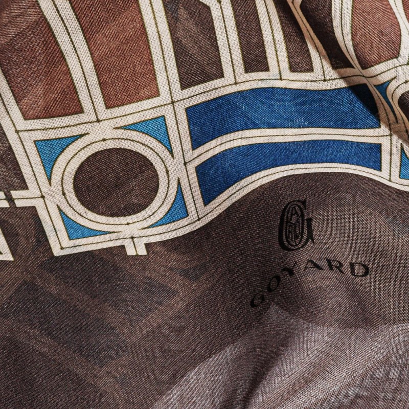 Goyard Muffler N°4 Skjerf Grå Beige | GY-UKX5509
