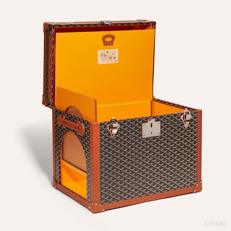 Goyard NICHE TRUNK Koffert Svarte Brune | GY-SDY7775