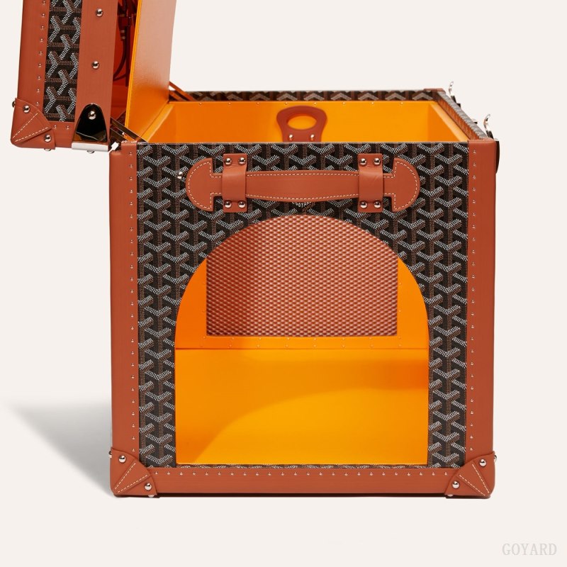 Goyard NICHE TRUNK Koffert Svarte Brune | GY-SDY7775