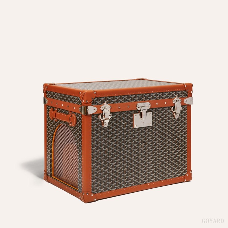 Goyard NICHE TRUNK Koffert Svarte Brune | GY-SDY7775