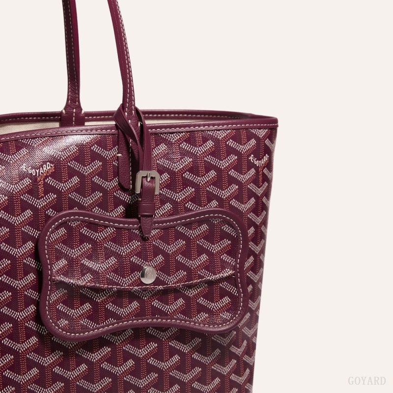 Goyard Os Grey Dog pocket Vesketilbehør Burgunder | GY-GVG5151