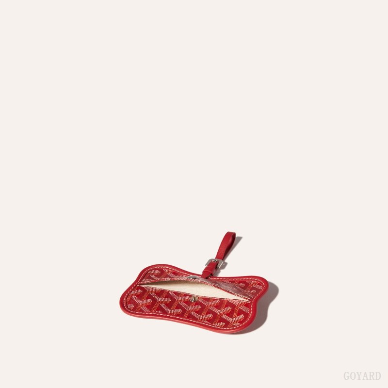 Goyard Os Grey Dog pocket Vesketilbehør Rød | GY-HGV5454