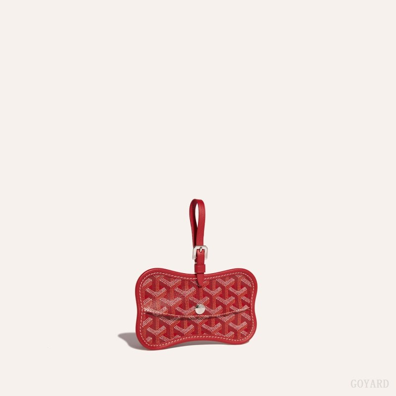 Goyard Os Grey Dog pocket Vesketilbehør Rød | GY-HGV5454