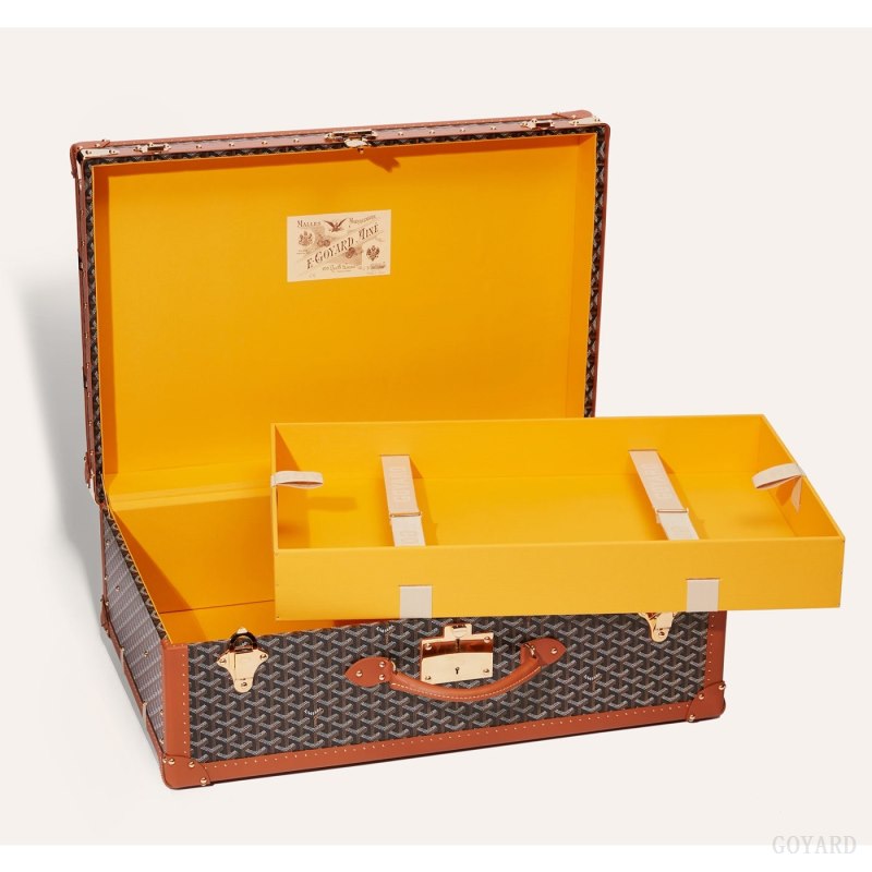 Goyard PALACE 70 SUITCASE Koffert Svarte Brune | GY-XIJ5038