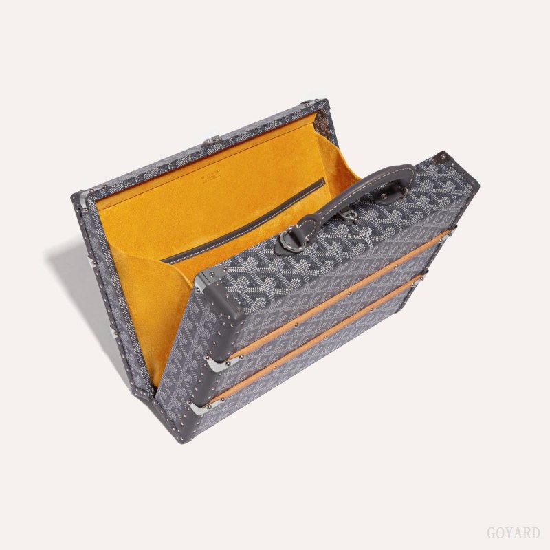 Goyard PALACE MM TRUNK BAG Håndveske Grå | GY-TIO6755
