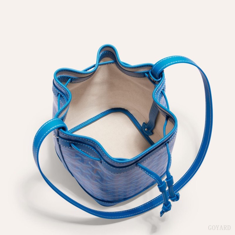 Goyard PETIT FLOT BUCKET BAG Skulderveske Blå | GY-PYJ4219