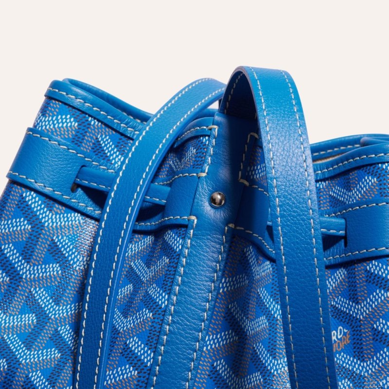 Goyard PETIT FLOT BUCKET BAG Skulderveske Blå | GY-PYJ4219