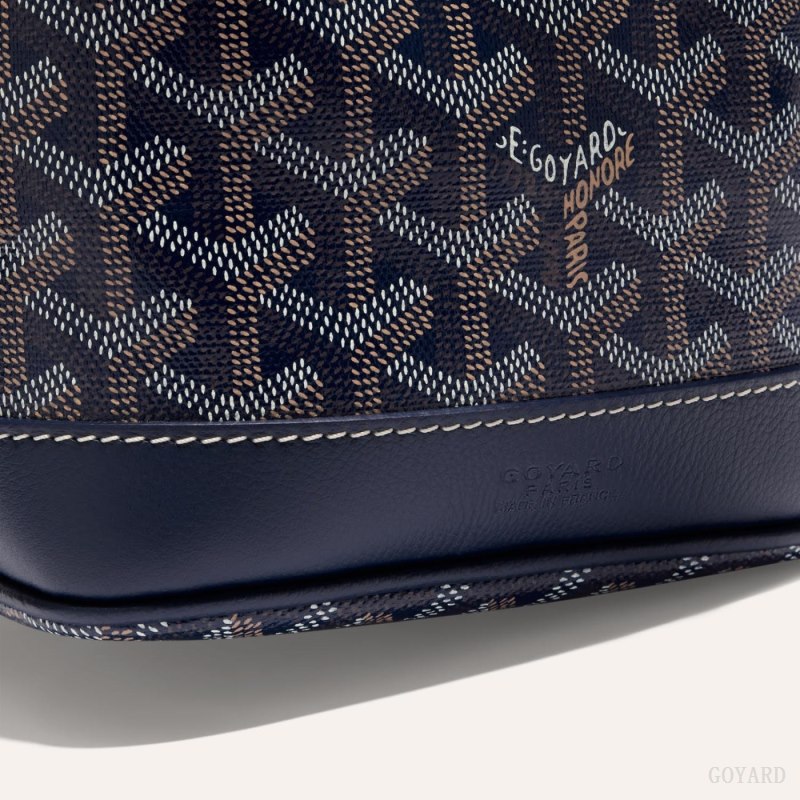 Goyard PETIT FLOT BUCKET BAG Skulderveske Marineblå Blå | GY-TJZ3189