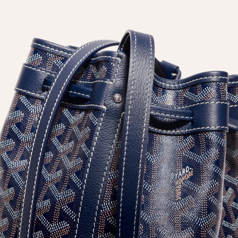 Goyard PETIT FLOT BUCKET BAG Skulderveske Marineblå Blå | GY-TJZ3189