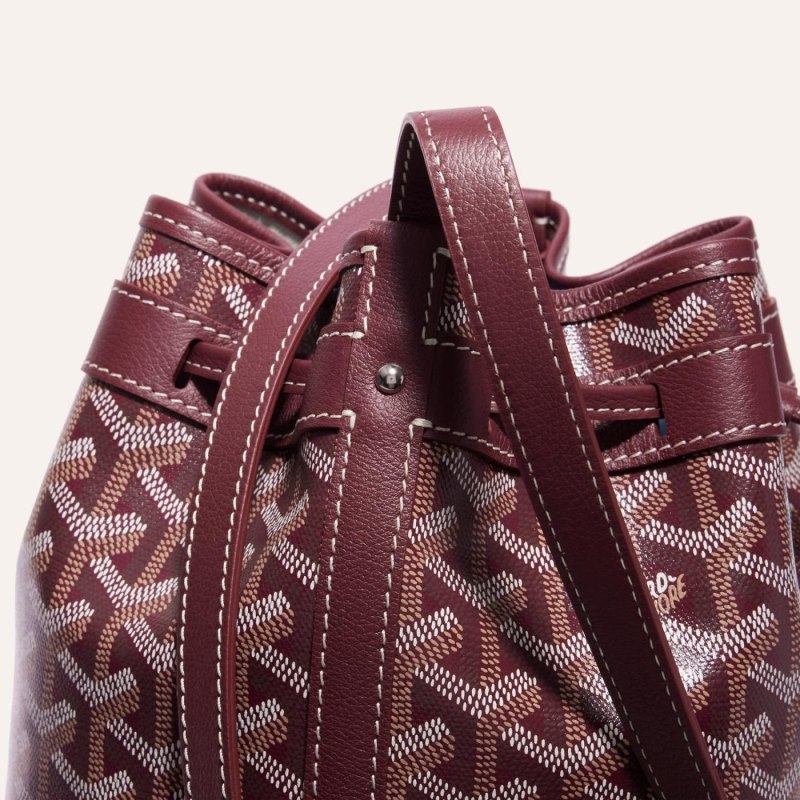 Goyard PETIT FLOT BUCKET BAG Skulderveske Burgunder | GY-AYT3646
