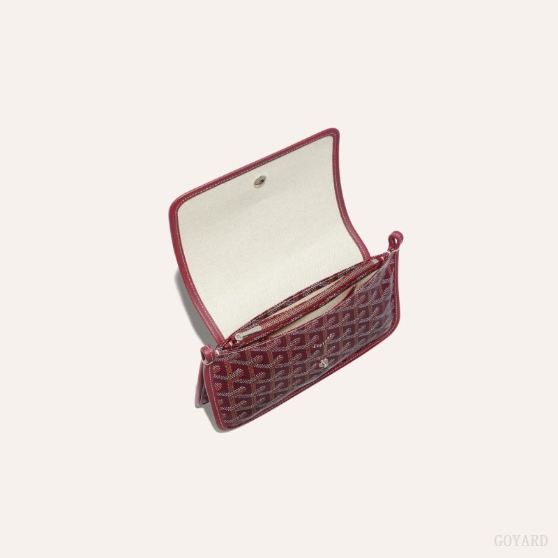 Goyard PLUMET POCKET WALLET Lommebok Burgunder | GY-AIM5952