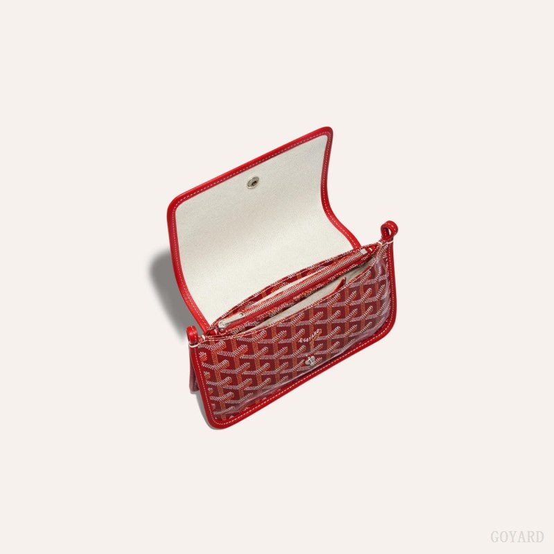 Goyard PLUMET POCKET WALLET Lommebok Rød | GY-CMG7922