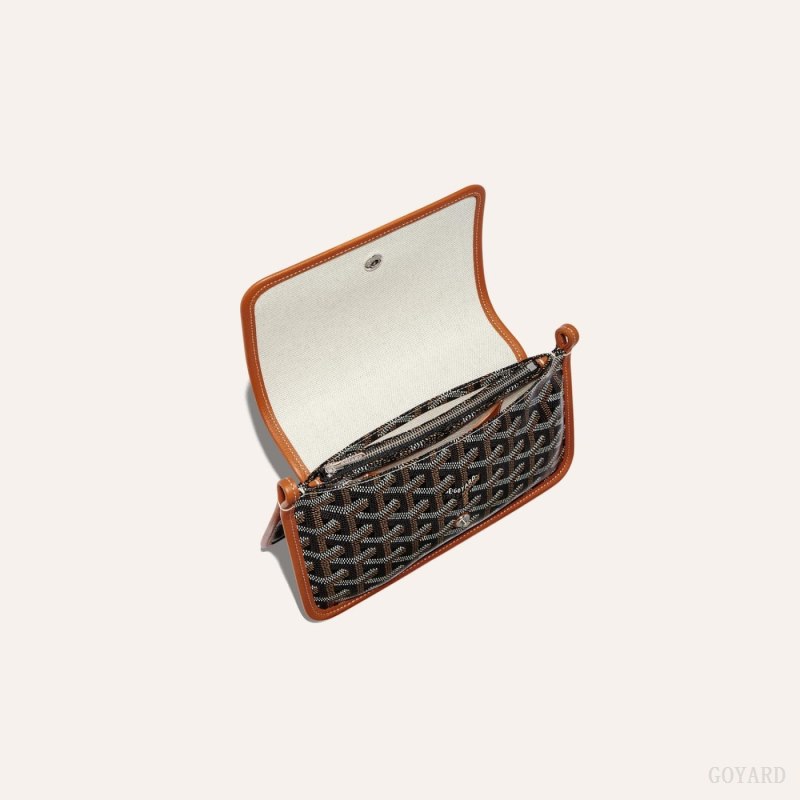 Goyard PLUMET POCKET WALLET Lommebok Svarte Brune | GY-JER5901