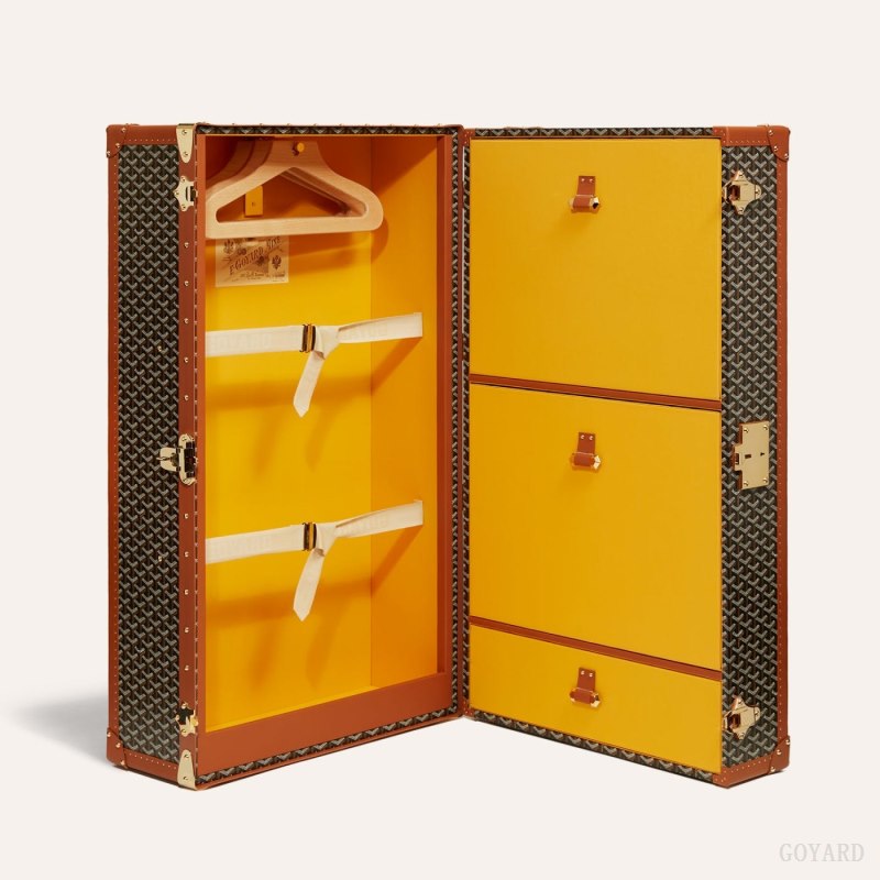 Goyard PULLMAN TRUNK Koffert Svarte Brune | GY-XVI2926