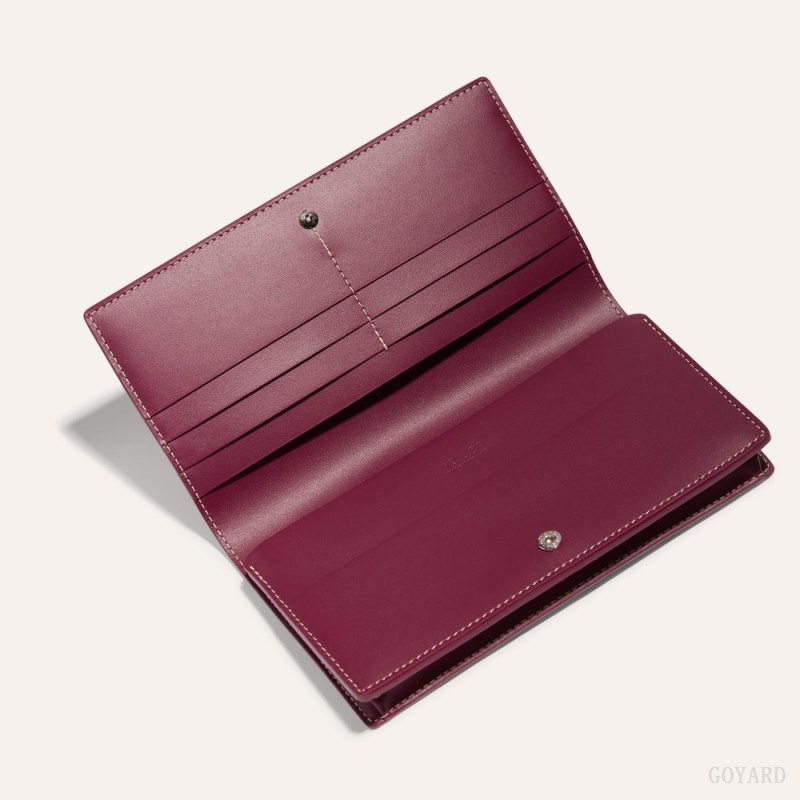 Goyard RICHELIEU WALLET Lommebok Burgunder | GY-APC0284