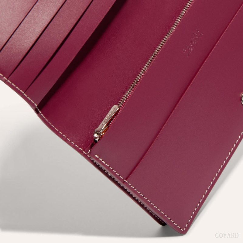 Goyard RICHELIEU WALLET Lommebok Burgunder | GY-APC0284