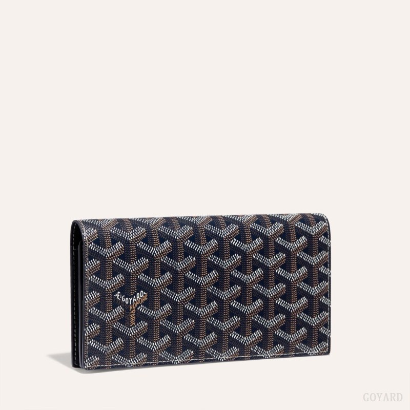 Goyard RICHELIEU WALLET Lommebok Marineblå Blå | GY-MYR4878