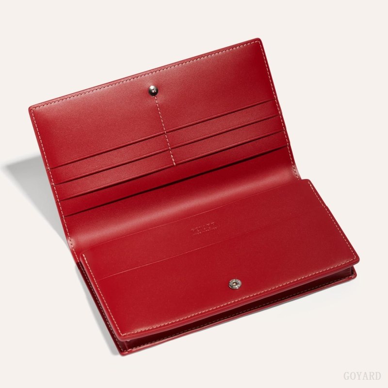 Goyard RICHELIEU WALLET Lommebok Rød | GY-EYK9629