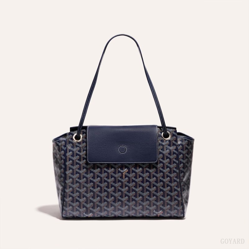 Goyard ROUETTE PM BAG Vesker Marineblå Blå | GY-STH6030