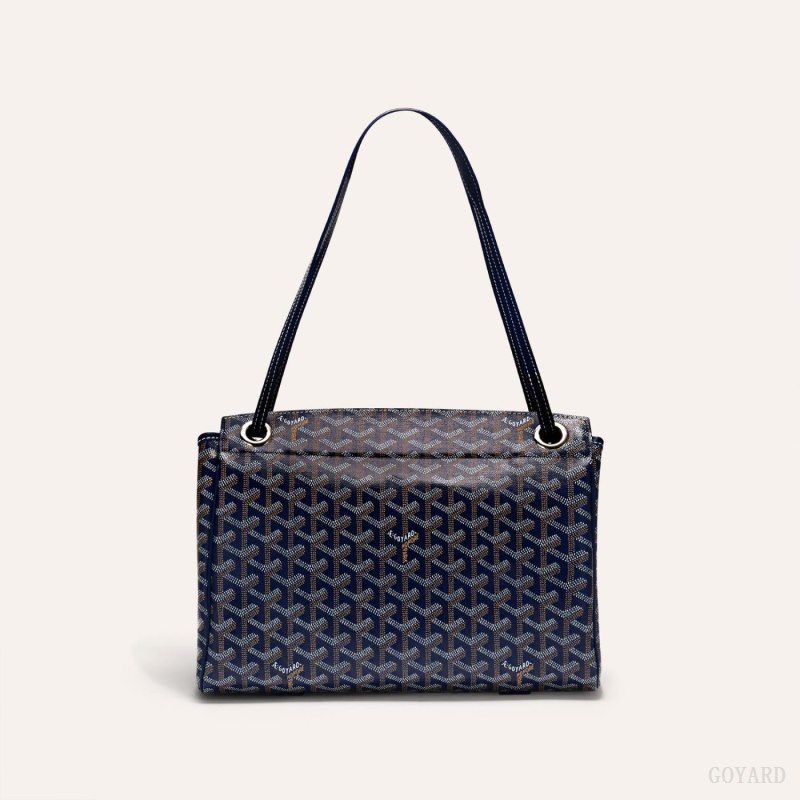 Goyard ROUETTE PM BAG Vesker Marineblå Blå | GY-STH6030