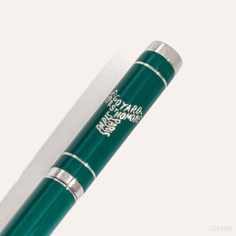 Goyard Rollerball Travel Pen Accessories Grønn | GY-EQN3964