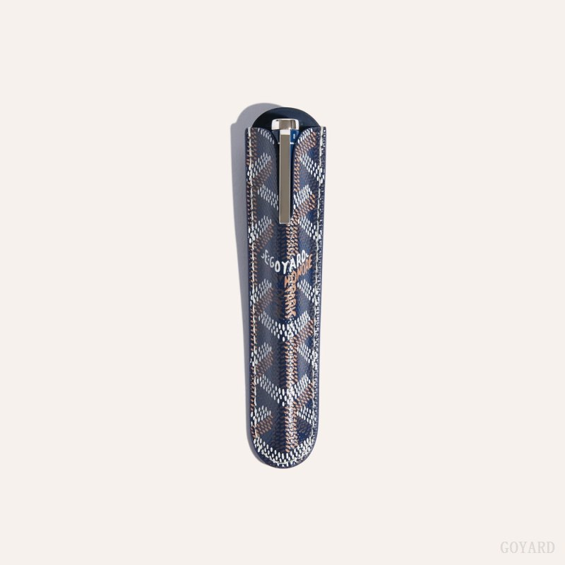 Goyard Rollerball Travel Pen Accessories Marineblå Blå | GY-CDJ8244