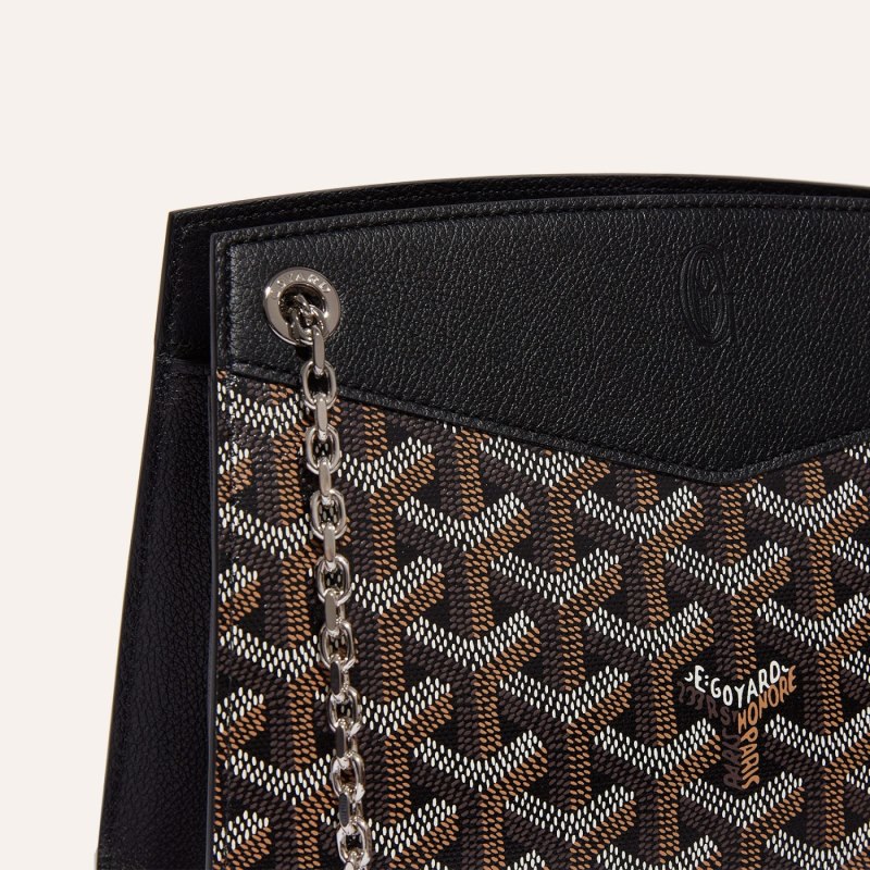 Goyard Rouette Structuré Mini Bag Vesker Svarte | GY-TPL5403